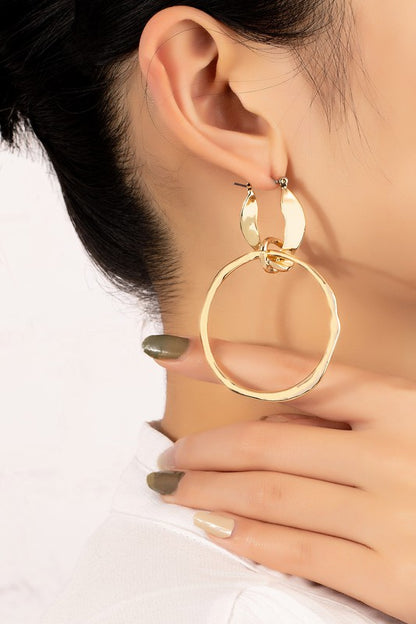 Statement Hammered Hoops