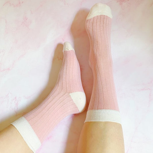 Silky Jacquard Socks