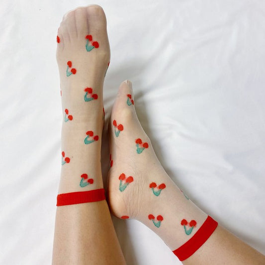 Sweet And Fruity Sheer Socks