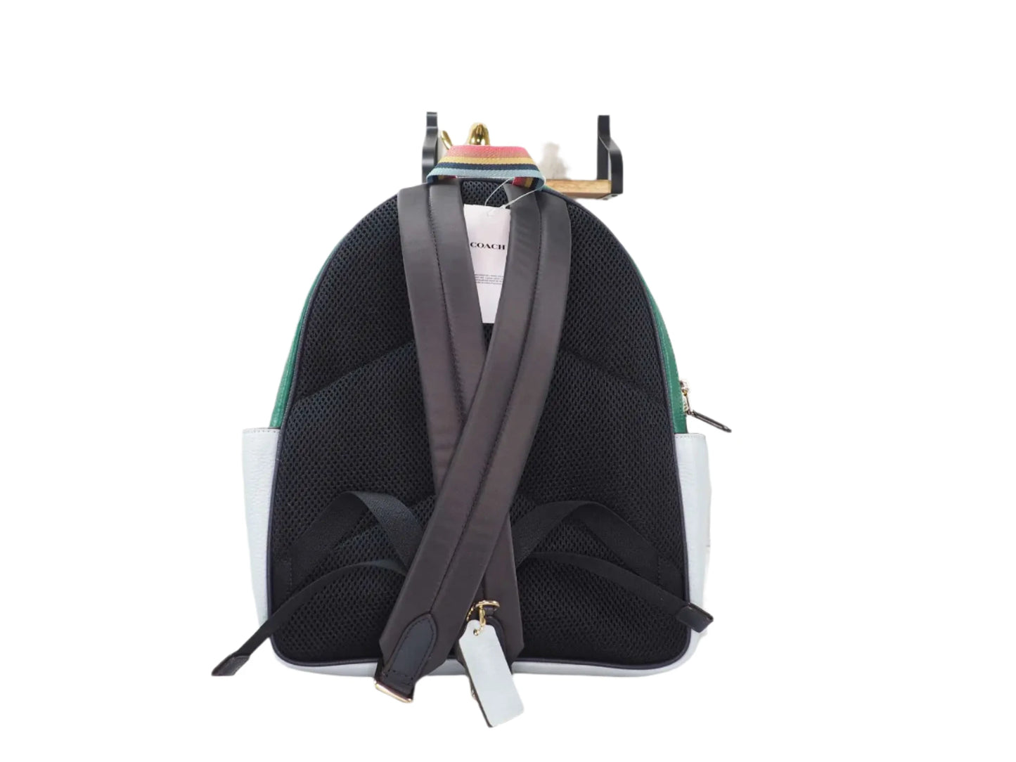 Back view of medium coach backpack