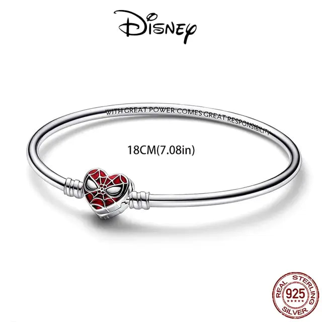 Disney Heart Snake Chain Bracelet